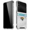 NFL Jacksonville Jaguars White Striped iPhone XS Max Clear Case